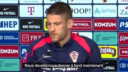 Croatie - Kramaric : "Nous donner à fond maintenant pour aller chercher une victoire"