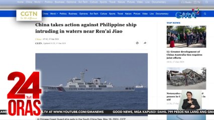 24 Oras Part 1: Nagbanggaan sa Ayungin Shoal; pagbabalik-bansa ng 21 MV Tutor Pinoy crew; mga nasawi sa Hajj Pilgrimage, atbp.
