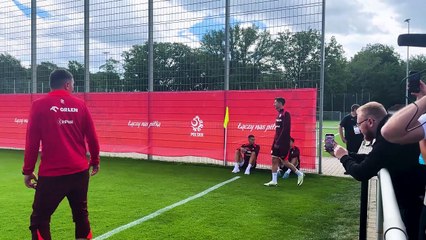 Euro 2024: Robert Lewandowski trenuje
