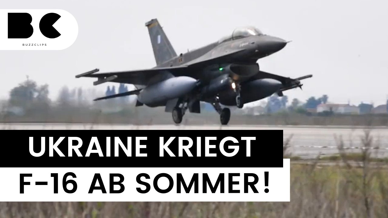 Ukraine: F-16-Kampfjets noch “in diesem Sommer”