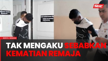 Lelaki mabuk mengaku tidak bersalah sebabkan kematian remaja