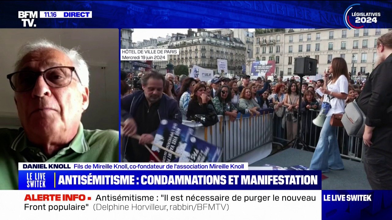 "Je suis dans l'incapacité de voter pour des mouvements comme le NPA ou LFI": le fils de Mireille Knoll évoque les législatives