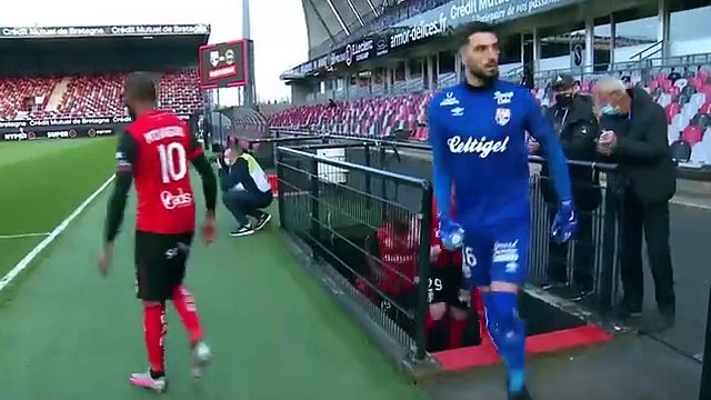 J34 EN AVANT GUINGAMP - FC CHAMBLY OISE (1 - 0) 2020-2021