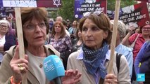 Hundreds protest against anti-Semitism after Jewish girl raped in France