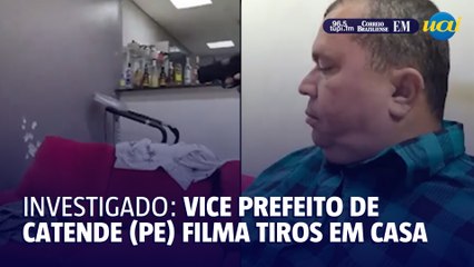 Vice prefeito faz vídeo dando tiros contra parede em sua casa