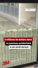  $3 MILLIONS cachés dans un arrêt de bus ⁉️