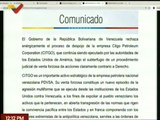 Venezuela rechaza el robo de Citgo instrumentalizado por el gobierno de los EE. UU.