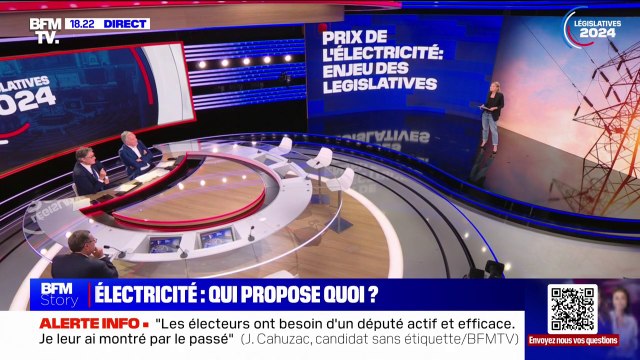 LES ÉCLAIREURS - Législatives: que proposent les différents programmes sur l'électricité?