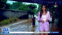 Tormentas azotan a Puebla, Chiapas y Quintana Roo