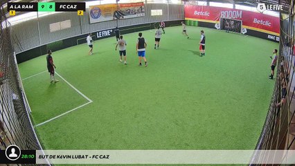 But de Kévin Lubat - FC CAZ