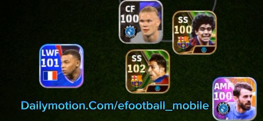 Kylian Mbappe with 101 rated from free Pack from france National Team Pack efootball mobile 2024