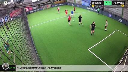Faute de Alban Mairesse - FC AVESNOIS