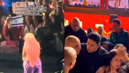 Karol G vive tensos momentos durante su concierto en Ámsterdam, entre abucheos y peleas