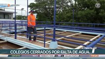 Baja producción de agua en Chitré afecta a planteles escolares
