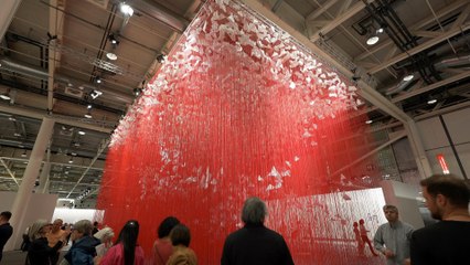 Chiharu Shiota: The Extended Line, 2023-2024 / Art Basel 2024 Unlimited