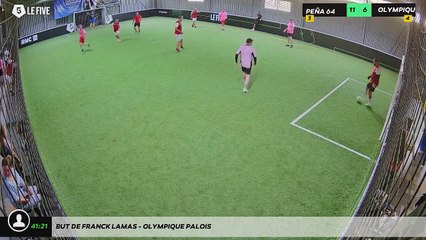 But de Franck Lamas - OLYMPIQUE PALOIS