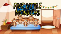 five little monkeys jumping on a bed|little monkeys|Five Little Monkeys Jumping On The Bed|The Naughty Monkeys| Five Little Monkeys 