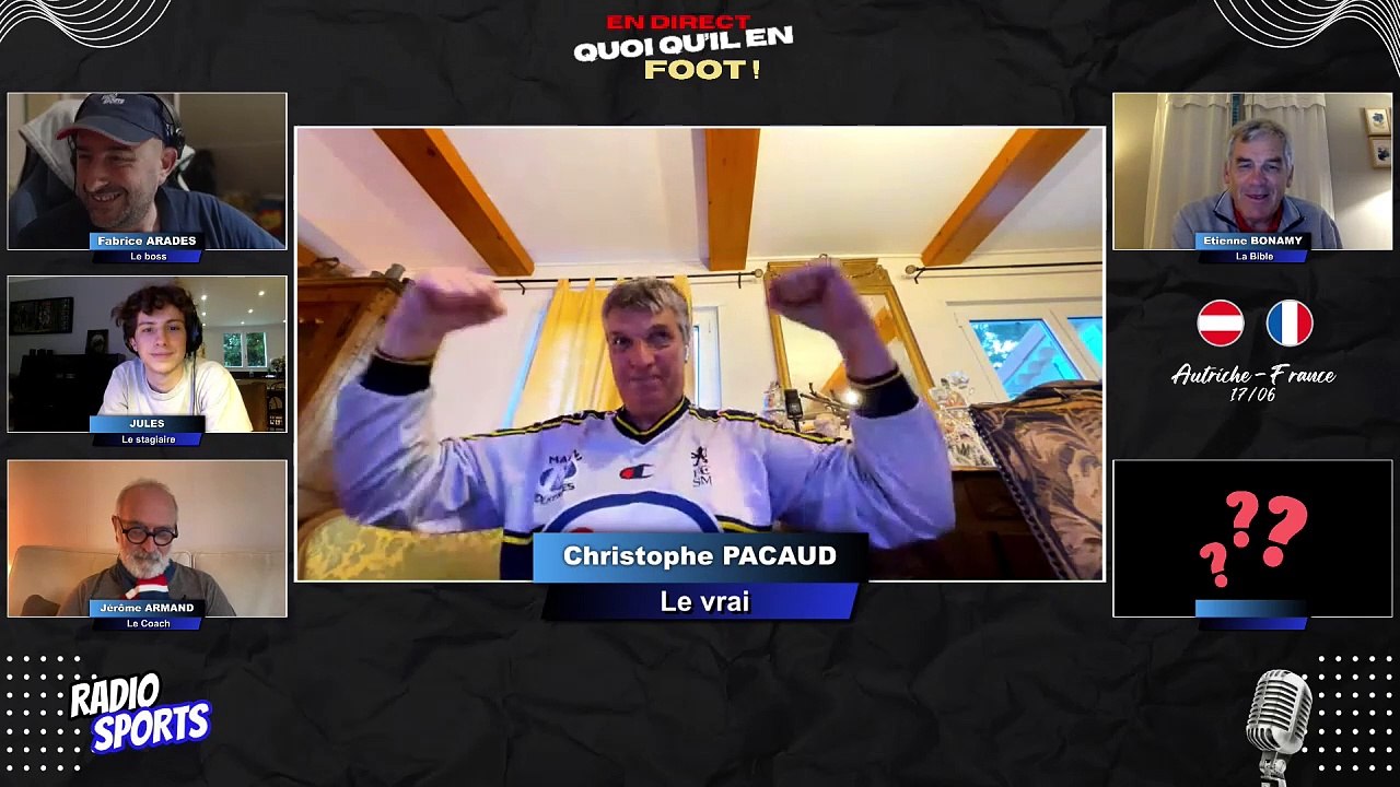 Le live Radio Sports ! Quoi qu'il en foot, votre rendez-vous #euro2024  - Autriche - France