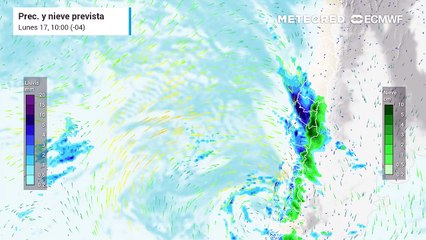 Abundantes lluvias para la Región Metropolitana esta semana