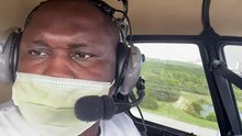 John Nwabkwo Noko On Helicopter ride