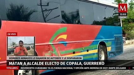 Autoridades confirman una persona herida en el atentado al alcalde electo de Copala, Guerrero
