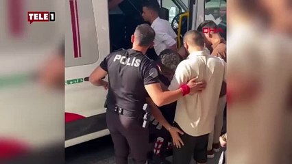 Avcılar durağında 25 kaçak göçmen aynı anda yakalandı