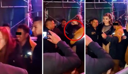 La bailarina Camila Hidalgo se hace viral por ser agredida por un hombre que la acosa en medio de una convivencia