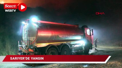 Sarıyer'de yangın