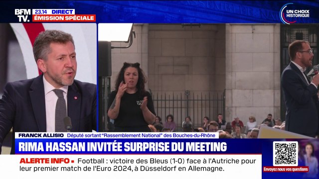 En cas de victoire de l'extrême gauche, je crains qu'il y ait des pogroms , déclare Franck Allisio, député sortant RN