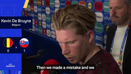 'We struggled under pressure' - De Bruyne on Belgium's opening defeat