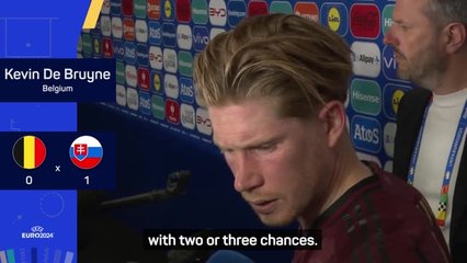 Скачать видео: 'We struggled under pressure' - De Bruyne on Belgium's opening defeat