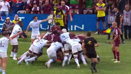 TOP 14 - Essai de Madosh TAMBWE (UBB) - Union Bordeaux-Bègles - Racing 92