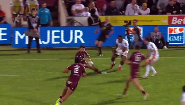 TOP 14 - Essai de Romain BUROS (UBB) - Union Bordeaux-Bègles - Racing 92