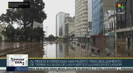 Temas Del Día 17-06: Fuertes lluvias en Latinoamérica ocasionaron muertes