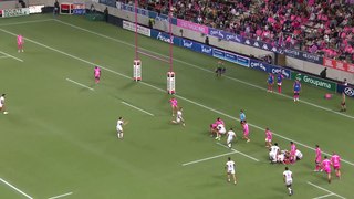 TOP 14 - Essai de Isa FACUNDO (RCT) - Stade Français Paris - RC Toulon