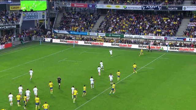 TOP 14 - Essai de Bautista DELGUY (ASM) - ASM Clermont - Montpellier Hérault Rugby