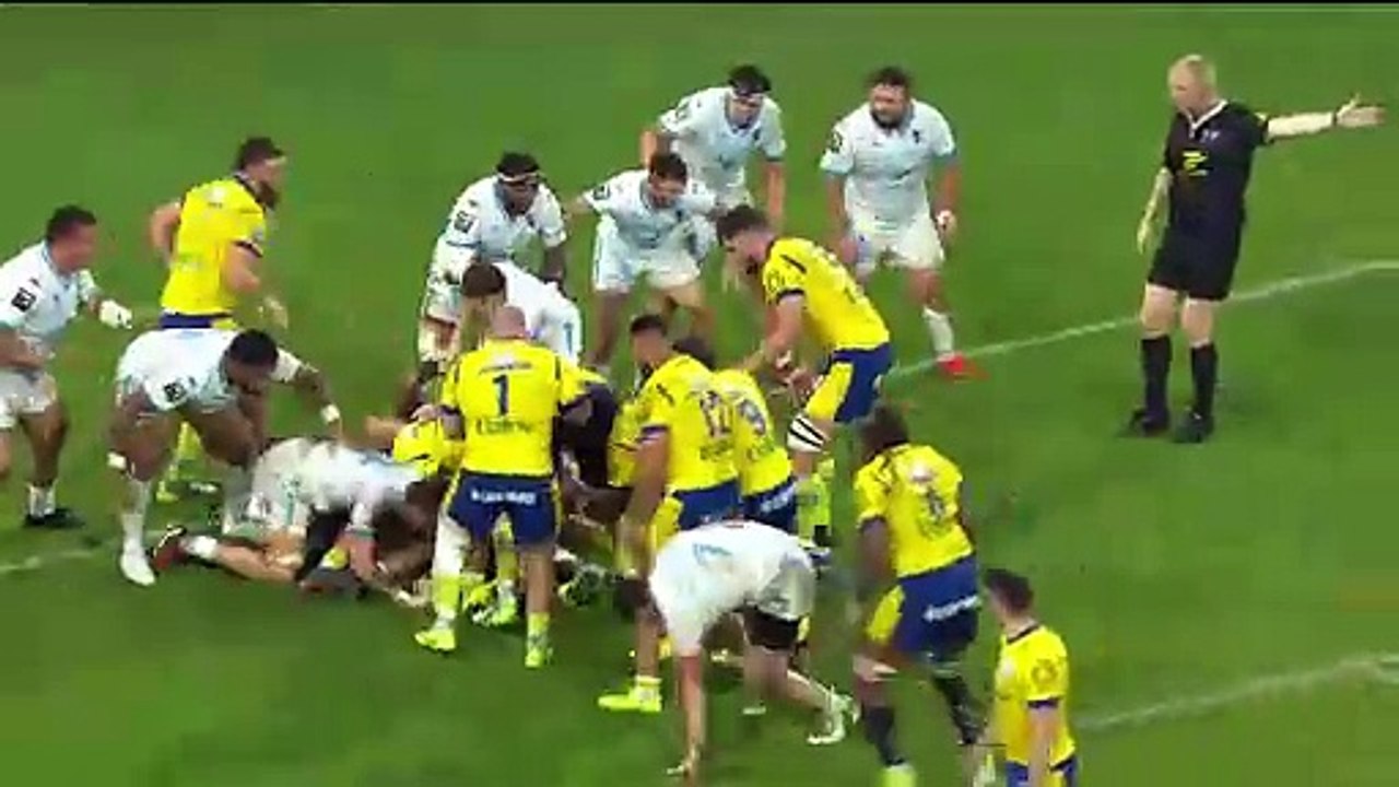 TOP 14 - Essai de Giorgi BERIA (ASM) - ASM Clermont - Montpellier Hérault Rugby