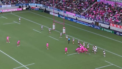 TOP 14 - Essai de Lester ETIEN (SFP) - Stade Français Paris - RC Toulon