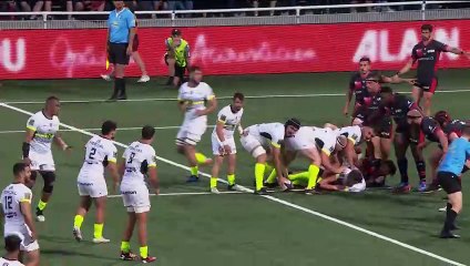 TOP 14 - Essai de Théo NTAMACK (ST) - LOU Rugby - Stade Toulousain