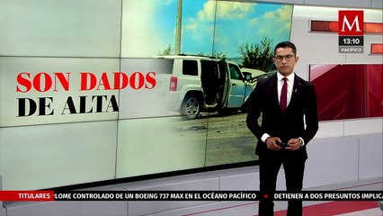 Dan de alta a 3 miembros del equipo de Sheinbaum tras accidente en Monclova