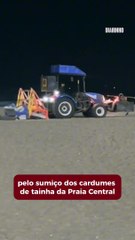 Pescadores da Praia Central reclamam que tainhas são afugentadas por jet-skis