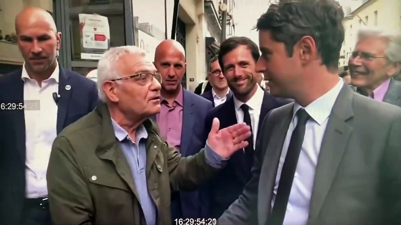 Législatives 2024 : Gabriel Attal confronté à un électeur mécontent à Perreux-sur-Marne