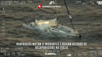 Naufrágios matam 11 migrantes e deixam dezenas de desaparecidos na Itália