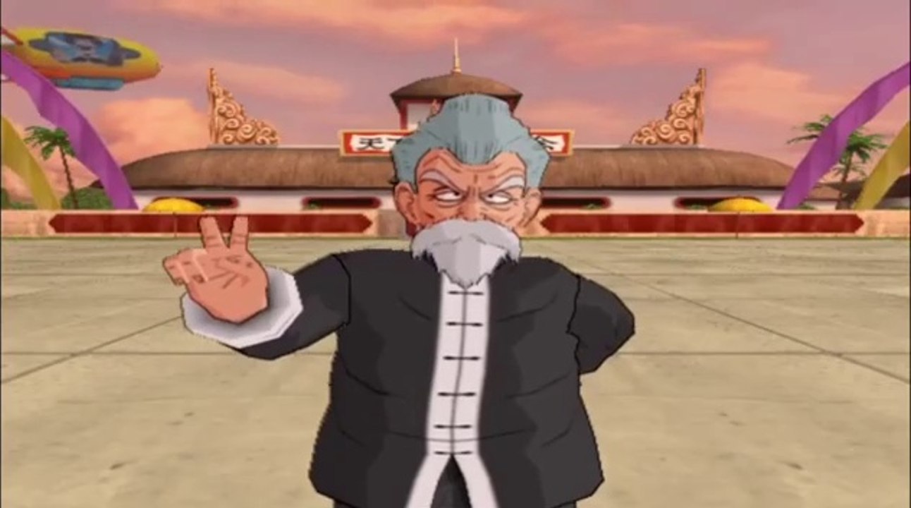 Dragon Ball Z Budokai Tenkaichi 3 - Jackie Chun VS Goku (Niño) #dragonballgame #yamcha RJ ANDA