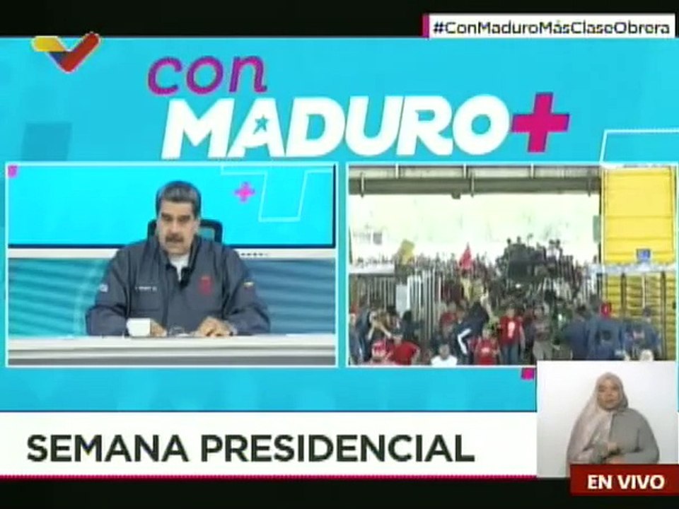 Pdte. Maduro: Los trabajadores de Guayana salvaron la patria en el golpe eléctrico del año 2019