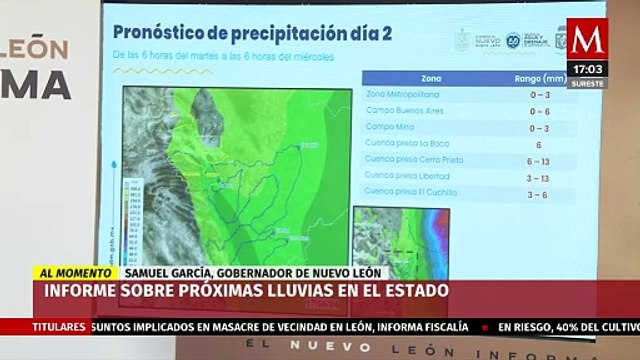 Ciclón podría llegar a Nuevo León, Samuel García analizan suspender clases