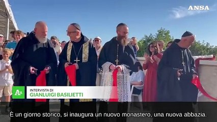 Norcia, inaugurata la nuova abbazia di San Benedetto