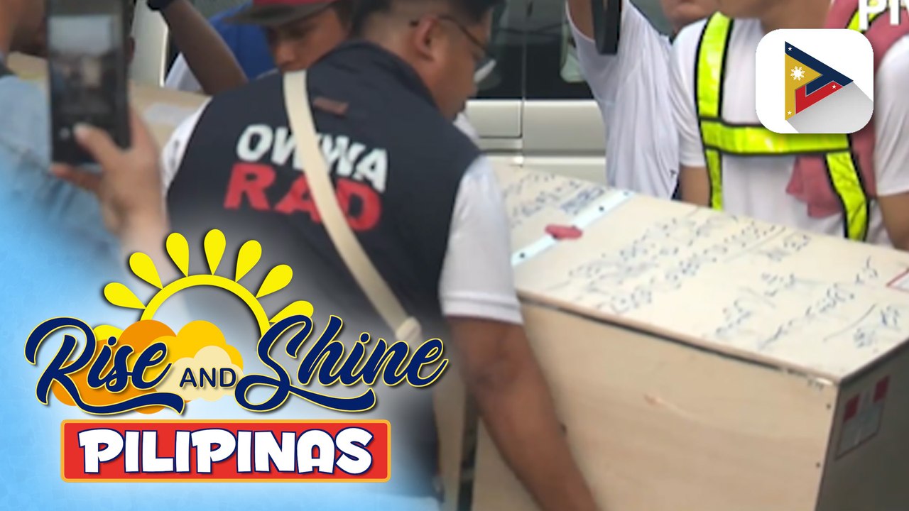 Labi ng tatlong OFWs na nasawi sa sunog sa residential building sa Kuwait, dumating na sa bansa