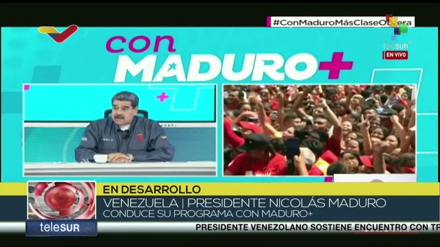 Presidente Nicolás Maduro destacó las amplias movilizaciones populares en respaldo a la revolución