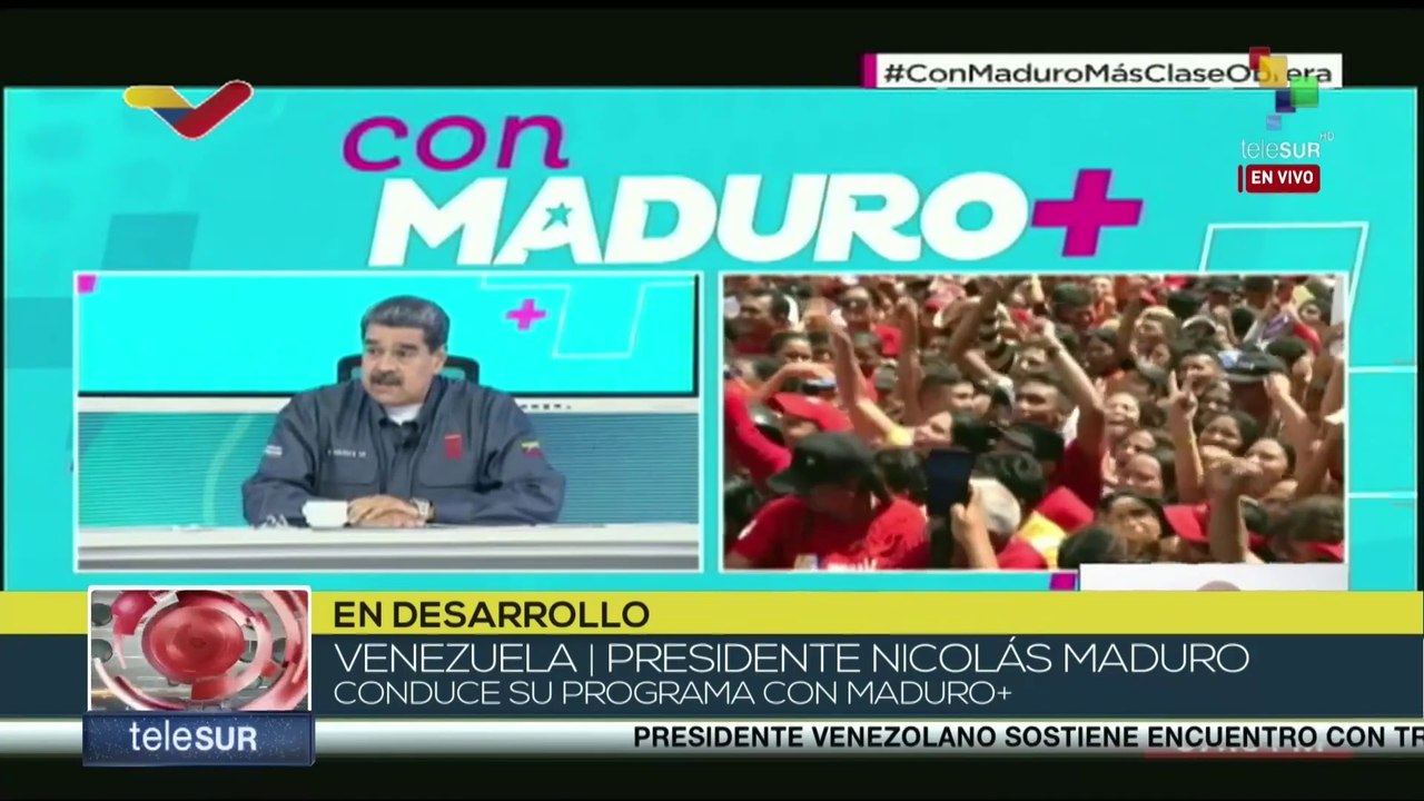 Presidente Nicolás Maduro destacó las amplias movilizaciones populares en respaldo a la revolución